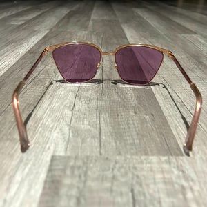 Rose gold sunglasses